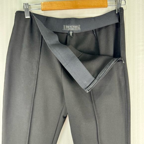 Rag & Bone Classic Slim Ankle Black Pants Women’s Size 10 USA Made Smooth Curve - Picture 5 of 8